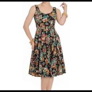 Hell Bunny Monte Carlo Tropical Pinup dress